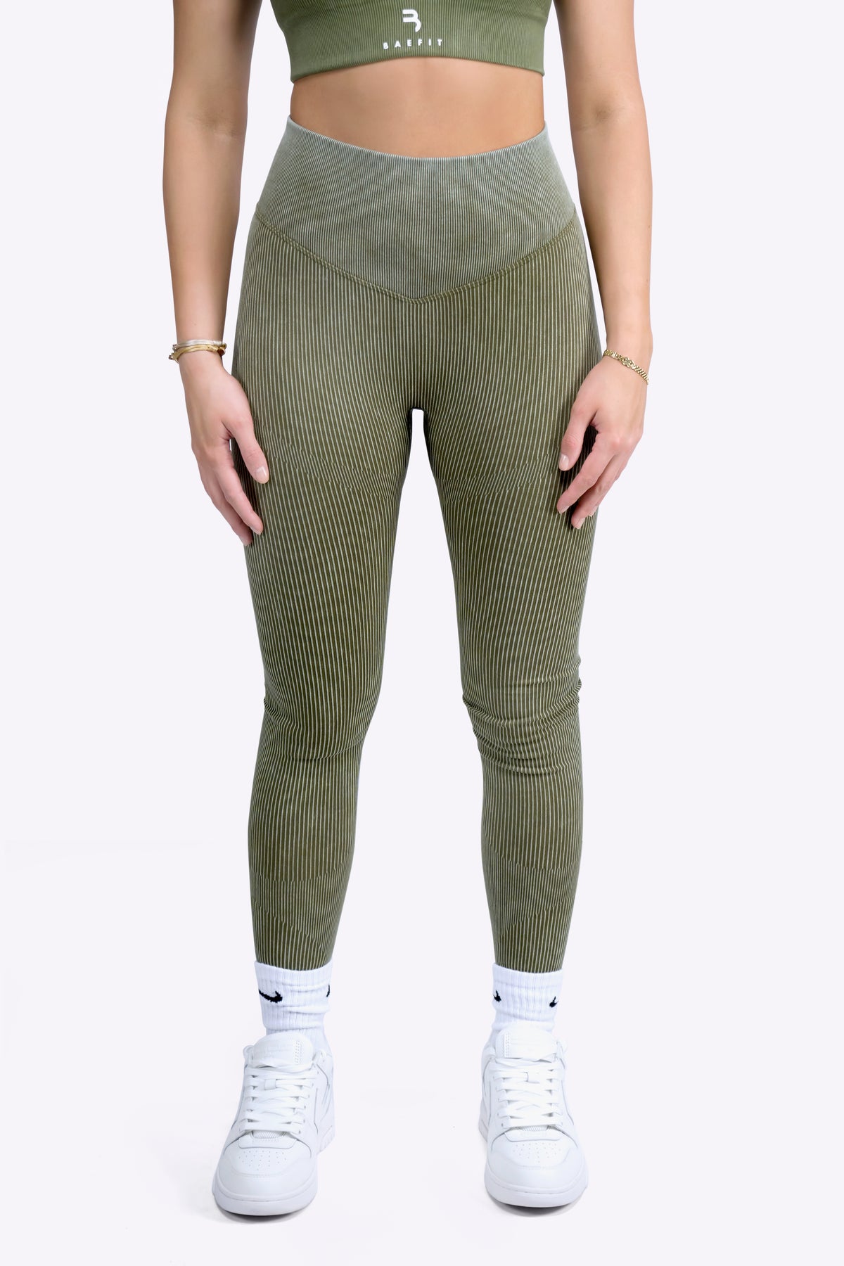 BAEFIT - CAMO RIBBED LEGGINGS